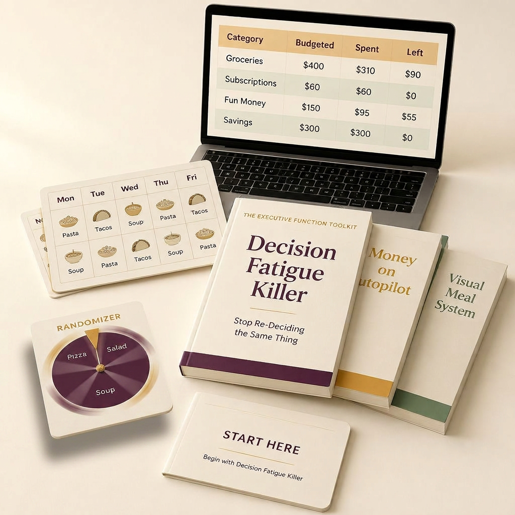 The Executive Function Toolkit bundle mockup